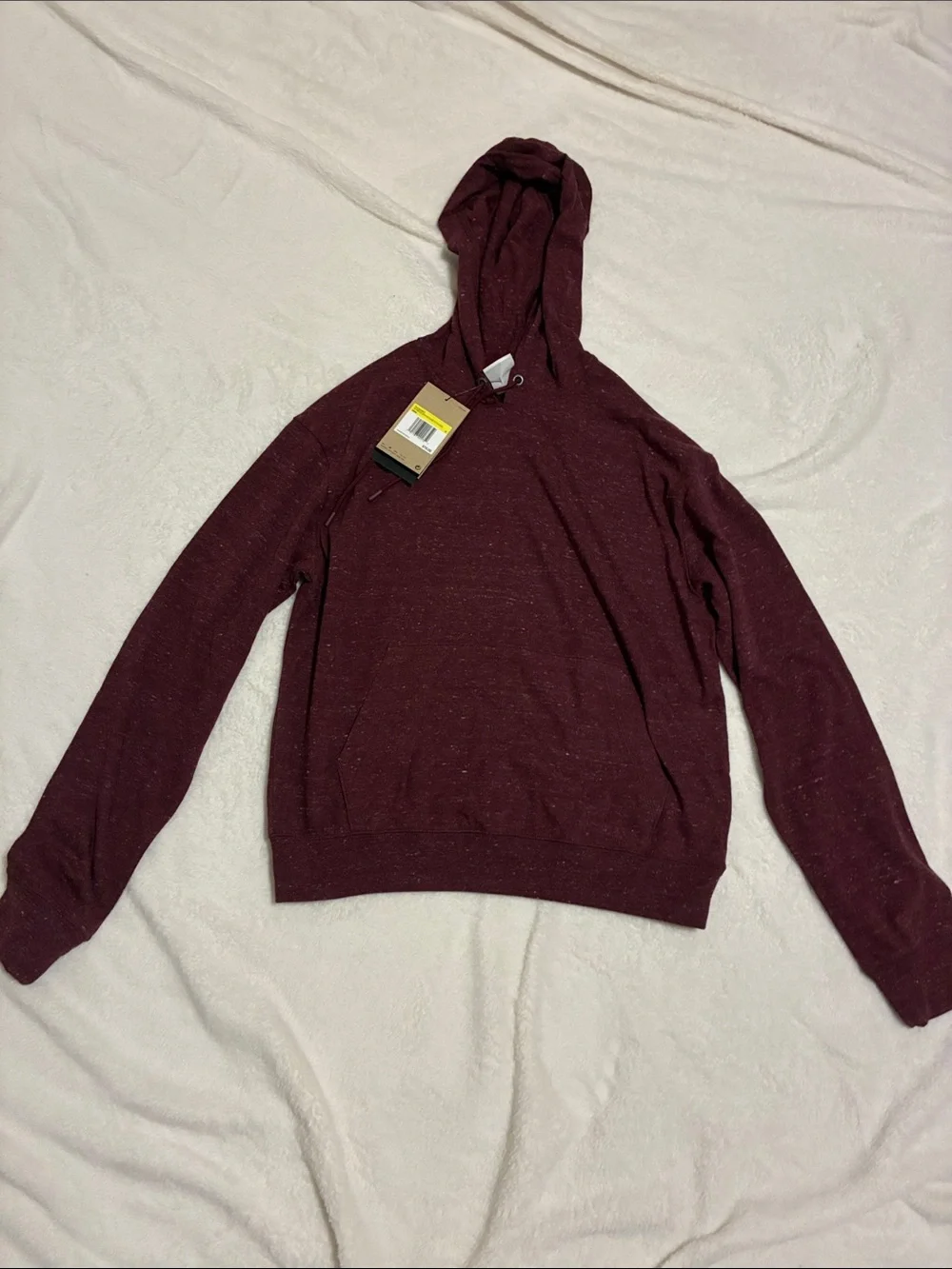 Nike Maroon Crewneck Hooded Sweater